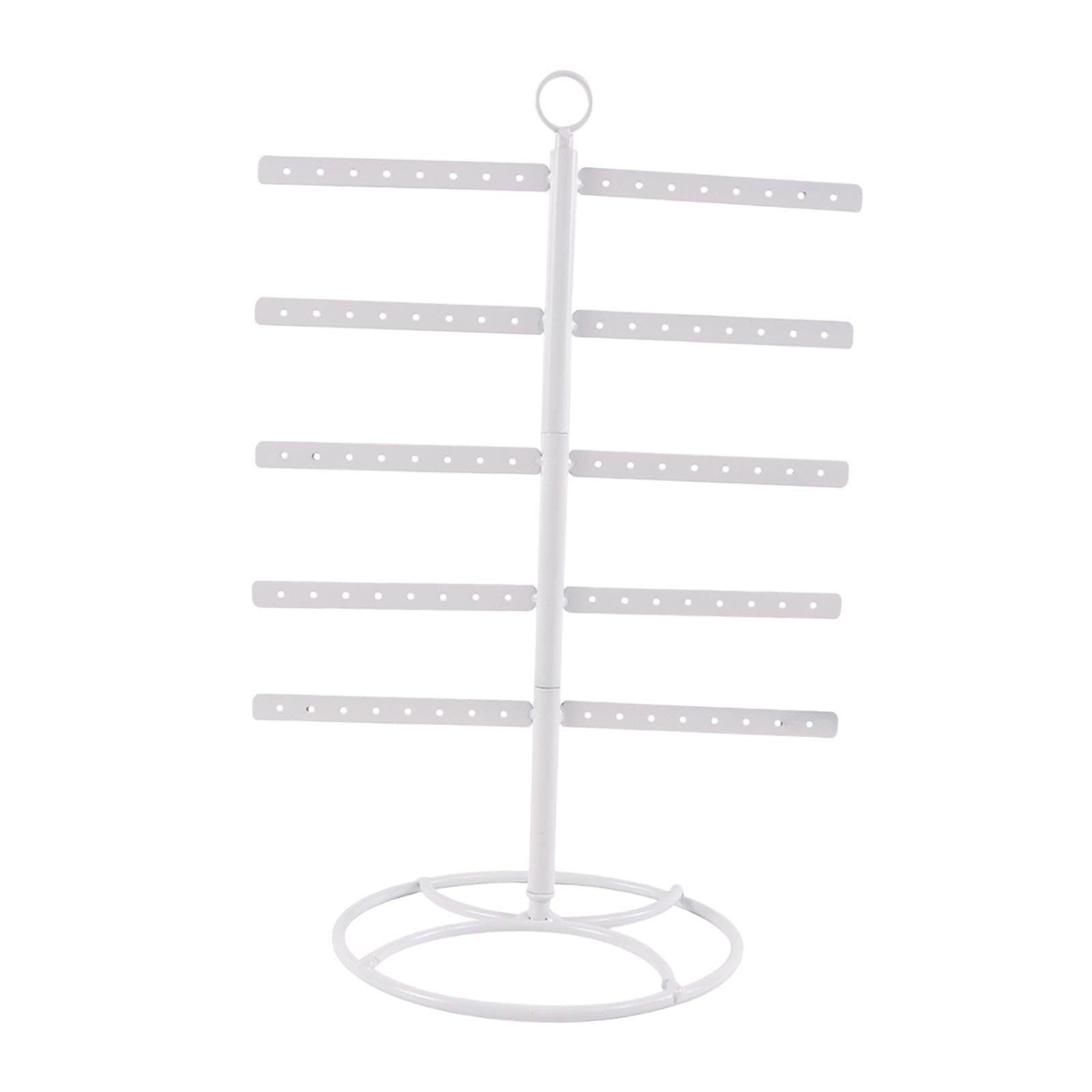 イヤリングオーガナイザー ジュエリーディスプレイスタンド 金属製イヤリングディスプレイスタンド ジュエリーオーガナイザー 化粧台ベンダーショップ ホームカウンタートップ, 黒