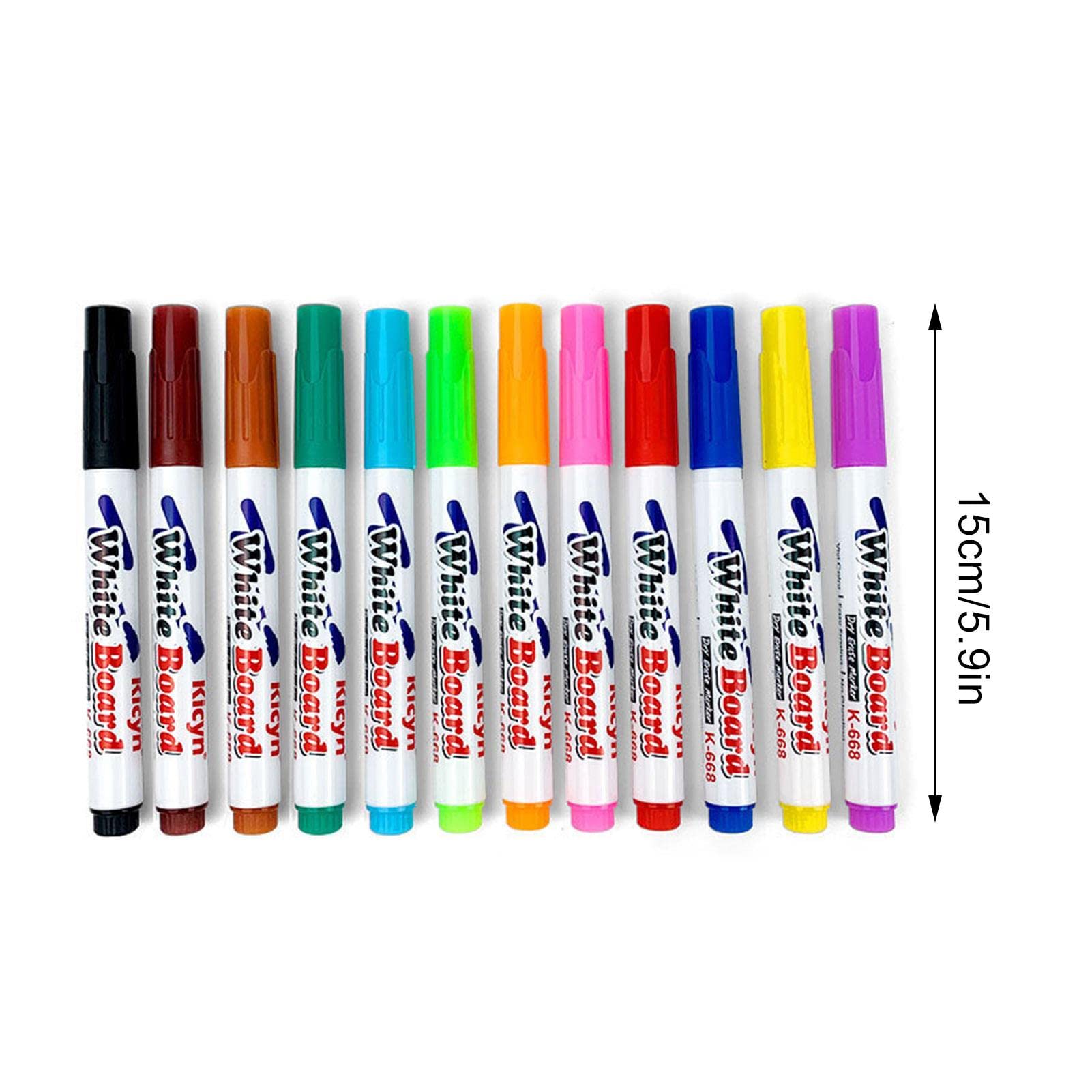 魔法の水彩画ペン - 魔法の落書き描画ペン - ホワイトボードマーカーペンの消去、落書き水フローティン..