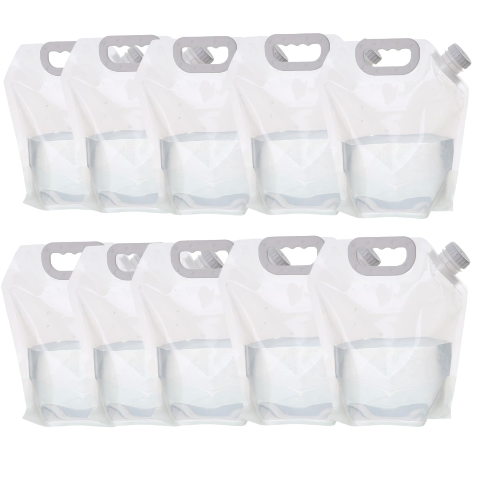 10個非常用給水バッグ ウォーターバッグ 避難防災グッズ 折り畳み 給水袋 大容量 持ち運び ウォーター..