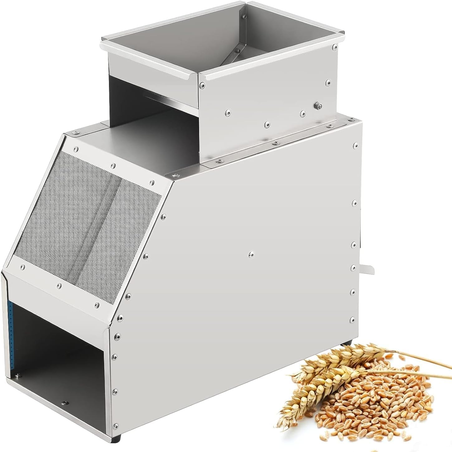 ミニ唐箕 唐箕 穀物選別機 秕対策 電動式穀物選別機 ホッパー幅調節可能 省力化 秕/籾/麦/蕎麦/大豆な..