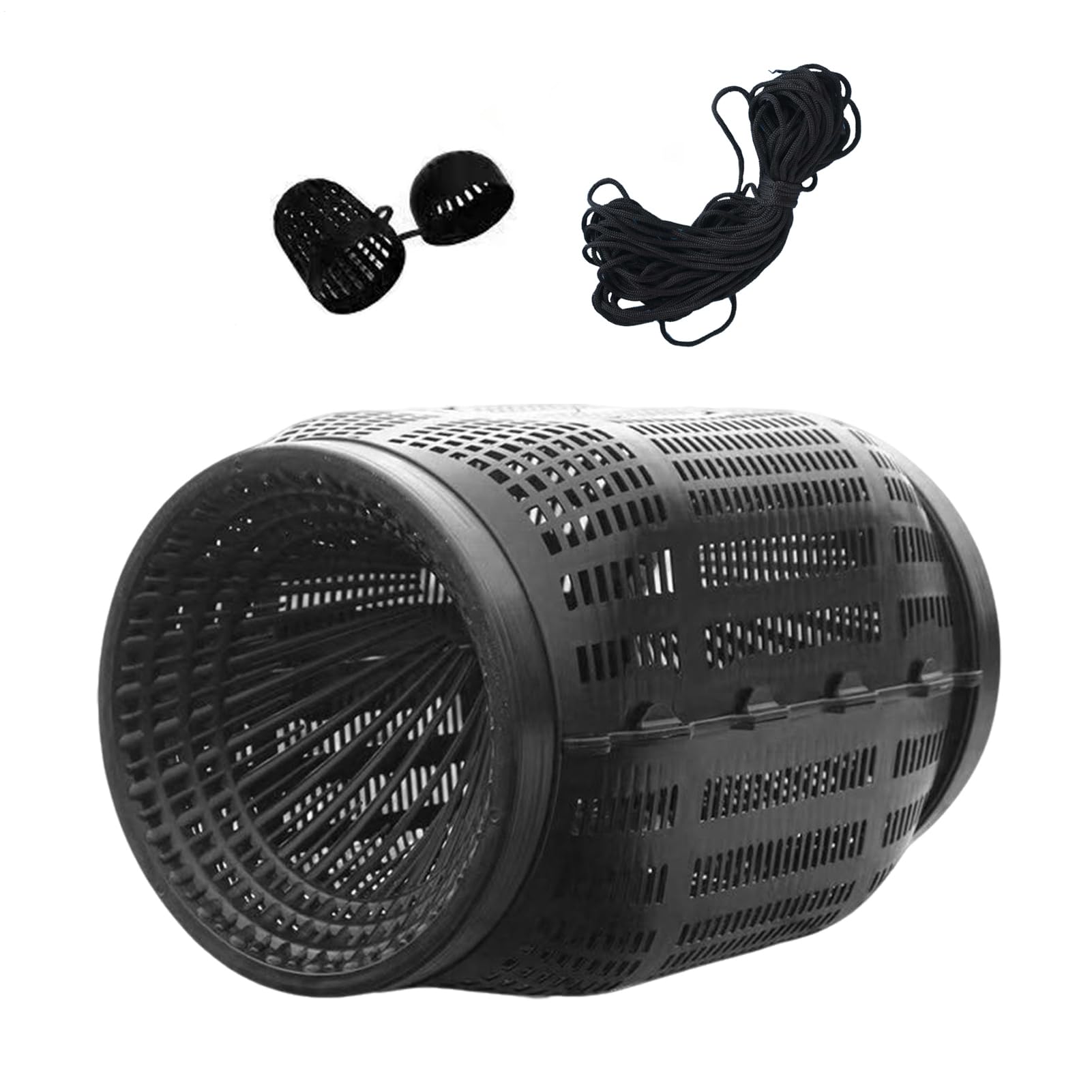 魚用捕獲トラップ - ポータブル ザリガニトラップ,カニかご、釣りアクセサリー、ウナギ エビ 捕獲 池・湖 海水・淡水用