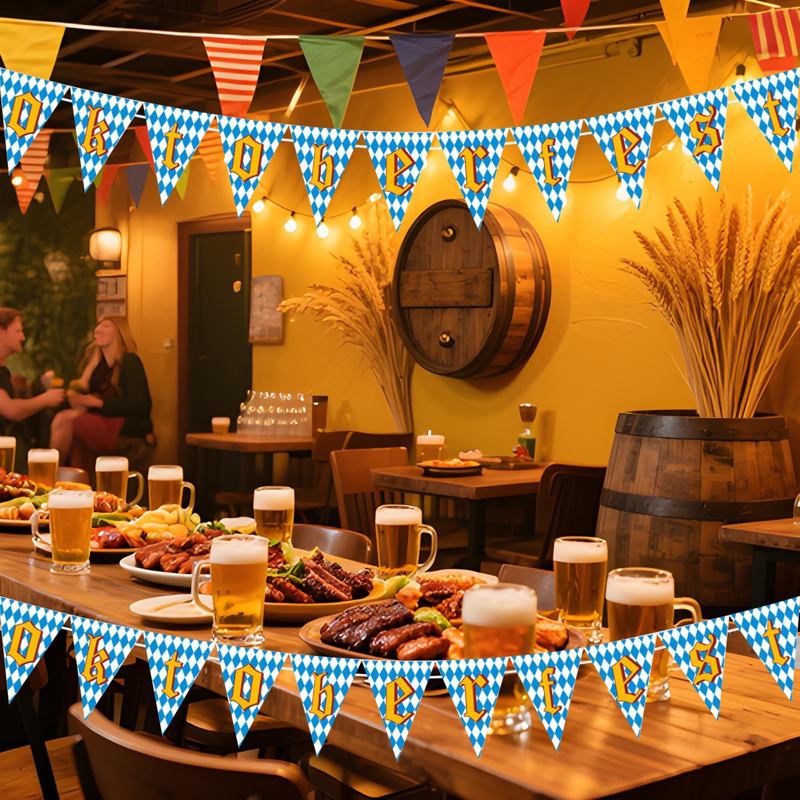 オクトーバーフェスト ペナント, バイエルンのバンティングフラッグ, ビールフェスティバルやドイツテ ...