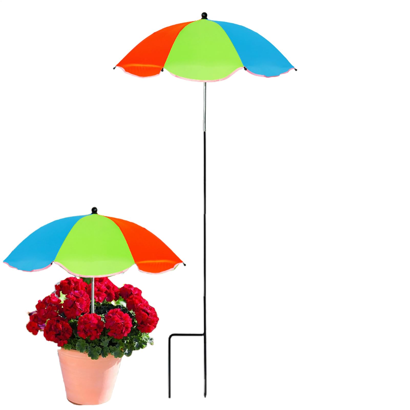 屋外用 植物用 アンブレラ,日よけ布製 植物用 日よけ傘 - 防水仕様 パティオ・中庭・バルコニー・裏庭・芝生用 据え置き式デコレーション