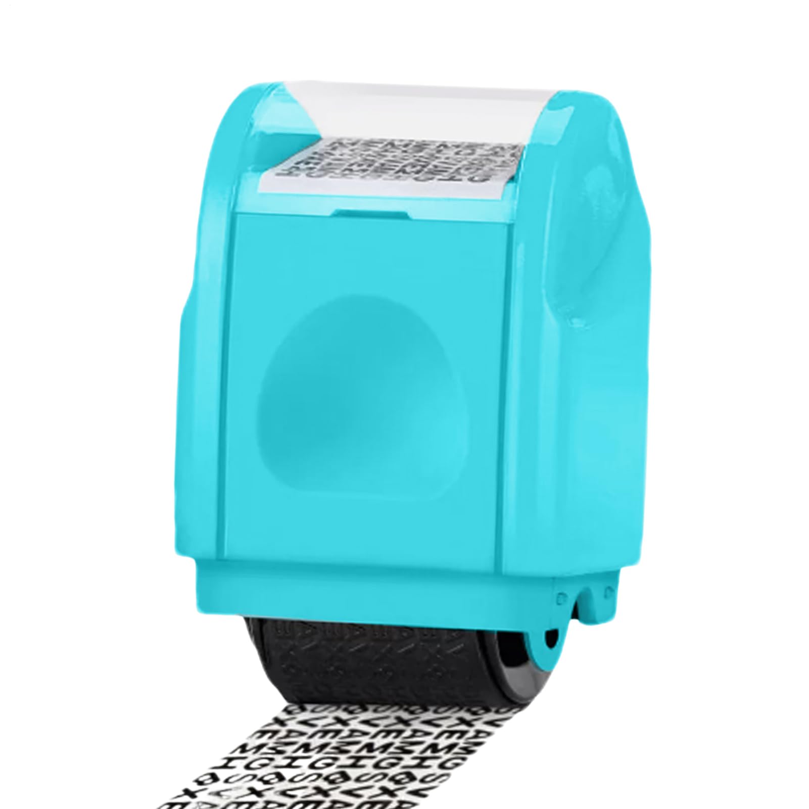 身分盗難防止ローラースタンプ | 個人情報保護ローラー アカウント情報ブロッカー - 個人情報漏洩防止対応 機密文書保護用ツール 重要書類プライバシー対策 公正証書・会計帳簿・銀行業務書類向け 書類保護機能付き