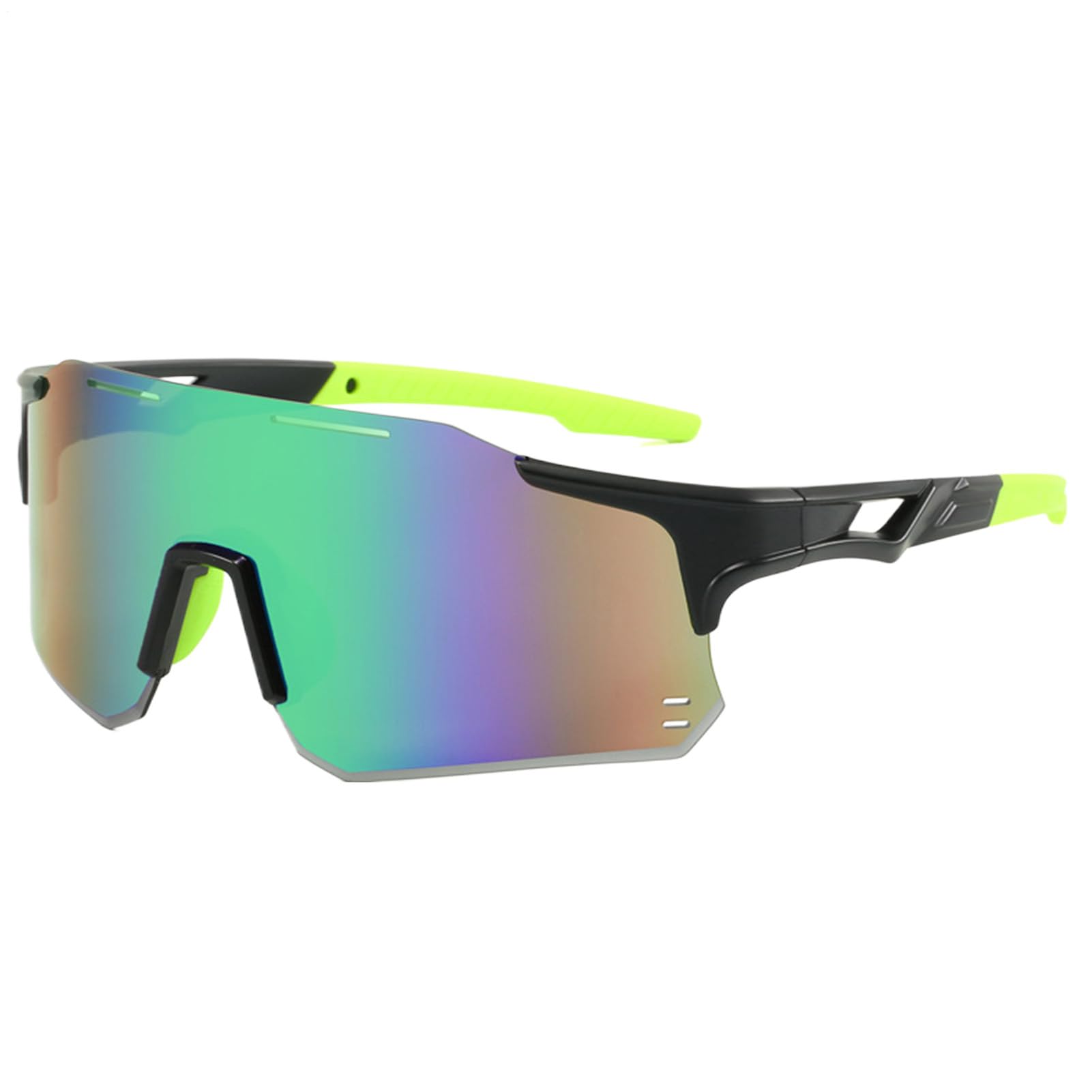 スポーツサングラス | 紫外線カットサングラス,男女兼用軽量フレームアイウェア スポーツ ドライブ ハ..