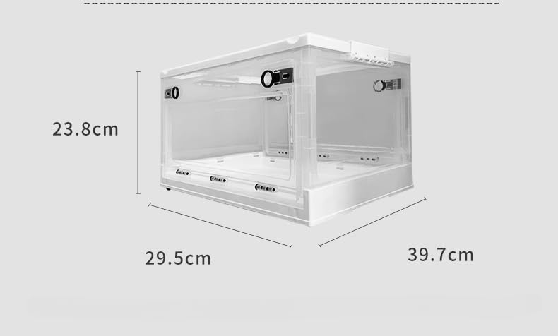 ネブライザーボックス、ペット用酸素ボックス、ペットの犬猫の動物用酸素ICUケージ、ネブライザーカッ..