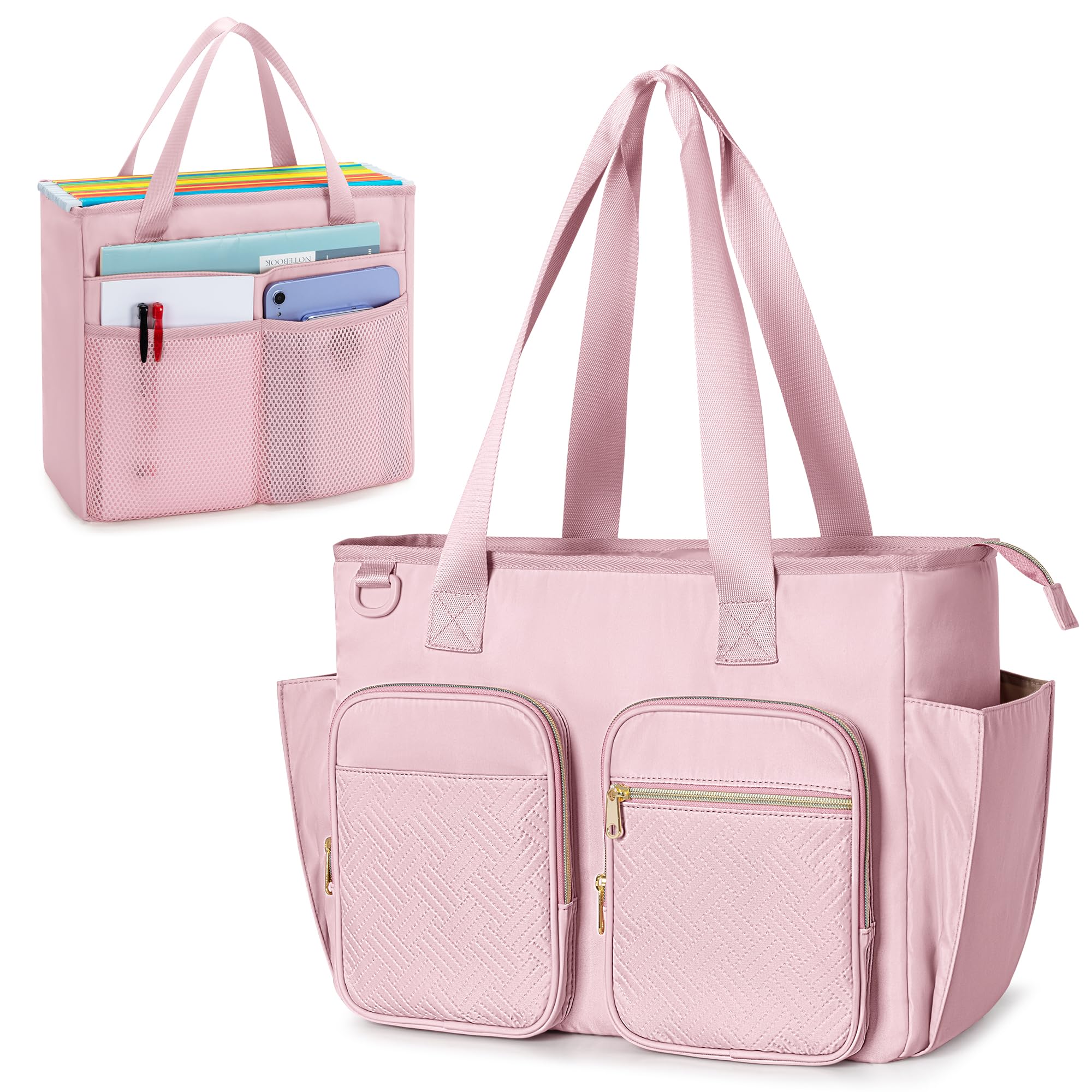 ファイルフォルダートバッグ 個別ドキュメントオーガナイザーケース付き 教師/オフィスワーカー用 (特許デザイン)