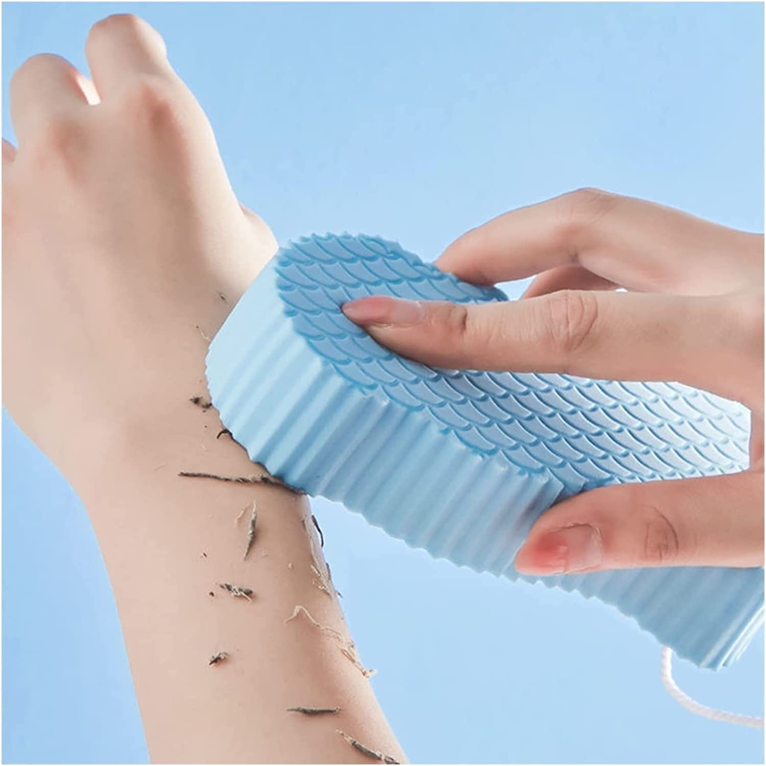 新しいウルトラソフトバスボディシャワースポンジ、スーパーソフト角質除去バススポンジ、スクラブエク..