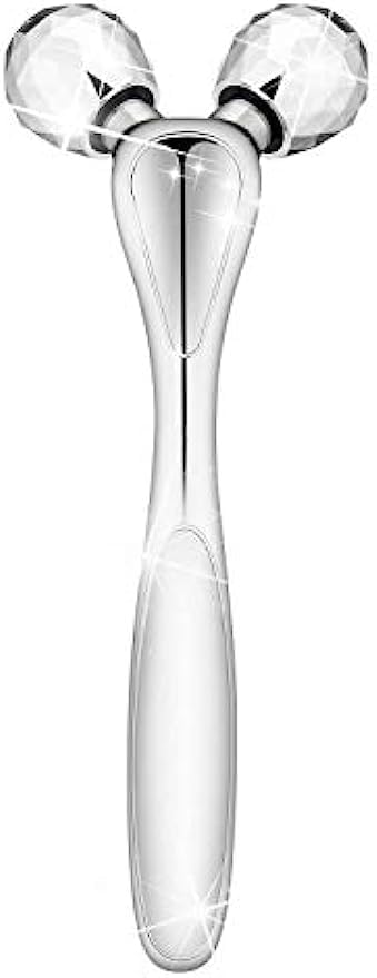 Y字型美容ローラー 美顔ローラー 小顔 充電不要 防水 3D フェイスローラー マイクロカレント マッサー..