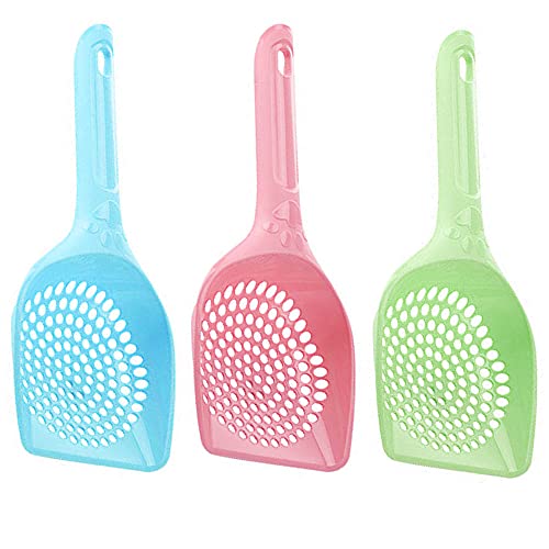 猫砂スコップ ネコトイレスコップ小さな穴 砂取り用品 猫砂のお手入れ 猫砂スコップ ペットトイレ用品 ..