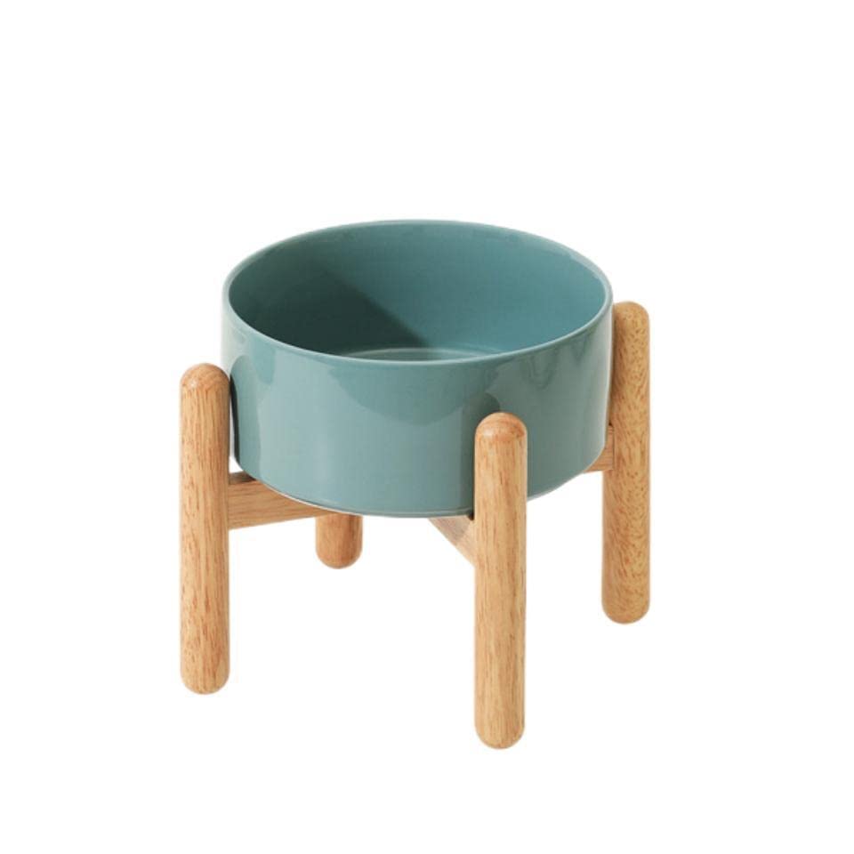 ホワイトペット ボウル 台 フードボウルスタンド犬 猫食器 陶器 大容量 850MLウォーター ボウル 犬猫用..