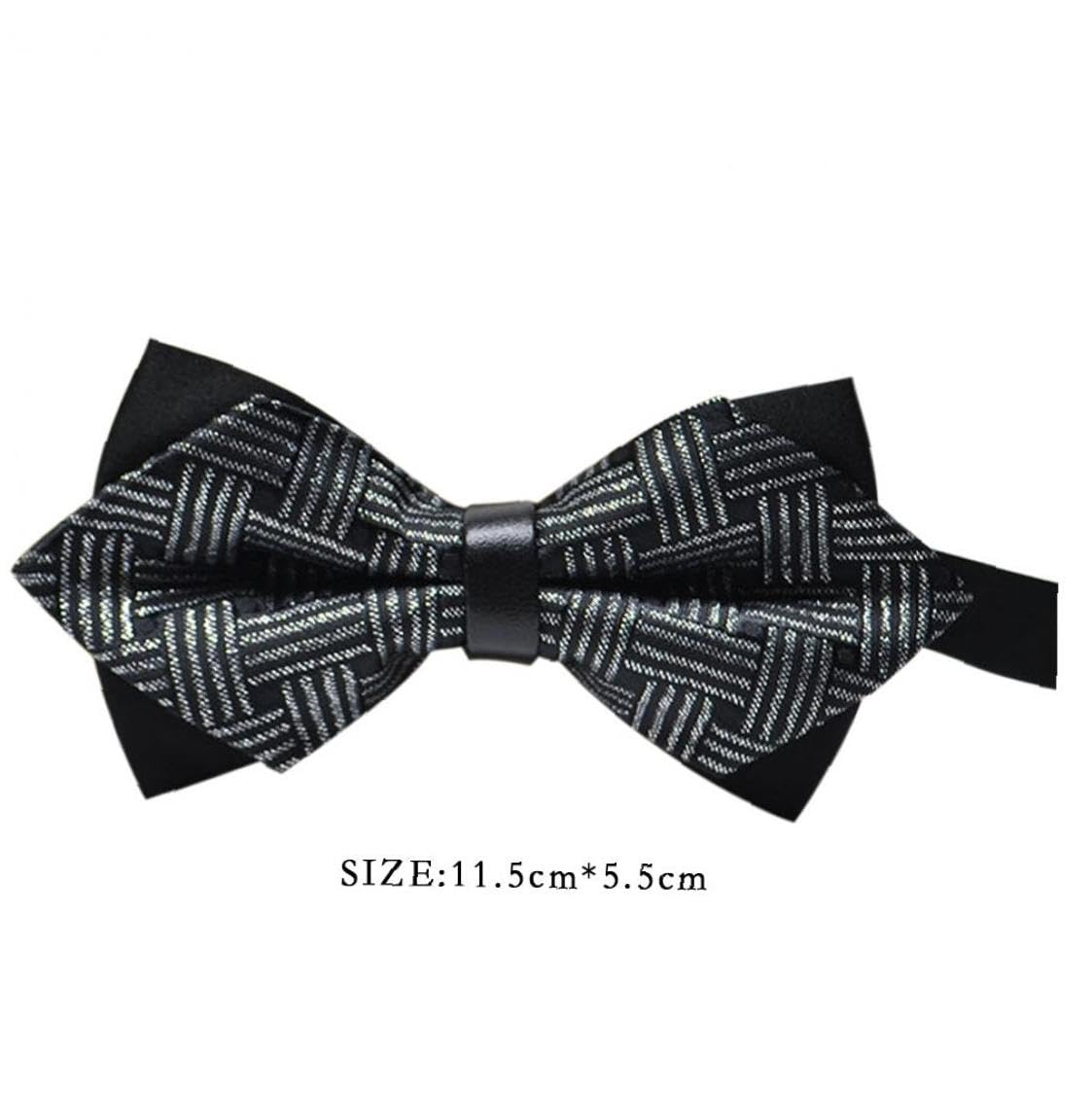 男性用のしっかりした 事前に結ばれた 蝶ネクタイ ネックウェア 調整可能 メンズ 結婚式 卒業式