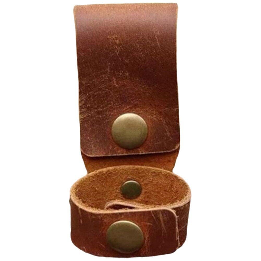 手袋ホルダー グロープホルダー 人工革 登山バックル クライミング ロープ 収納 ロープフィクサー アウトドア アクセサリー 屋外 キャンプ 茶色