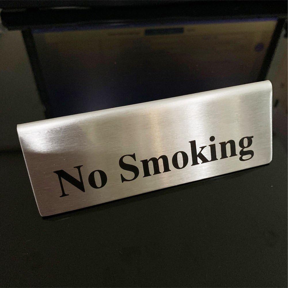 禁煙 シンボルカード 金属 禁煙テントサイン レストラン テーブル タバコ禁止 表示タグ 卓上 サインス..