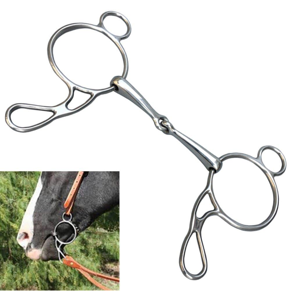 ハミ スナッフル 馬ビット ジョイント ホースビット 馬ペルハムビット 馬術 コネクタ アクセサリー 馬..