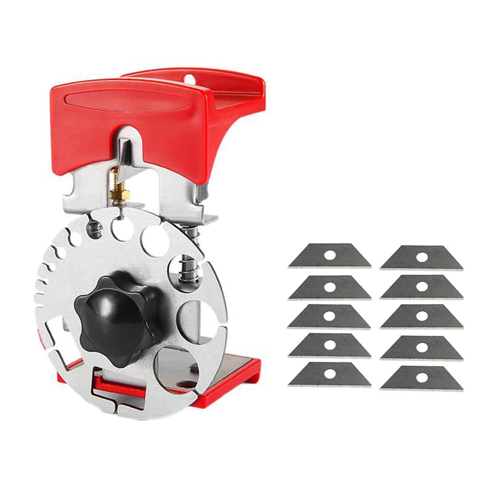 皮むき機 工具 ケーブルストリッパー 替え刃付き 銅線被覆剥き機 電線皮むき機 手動 剥線機 配線用ツー..