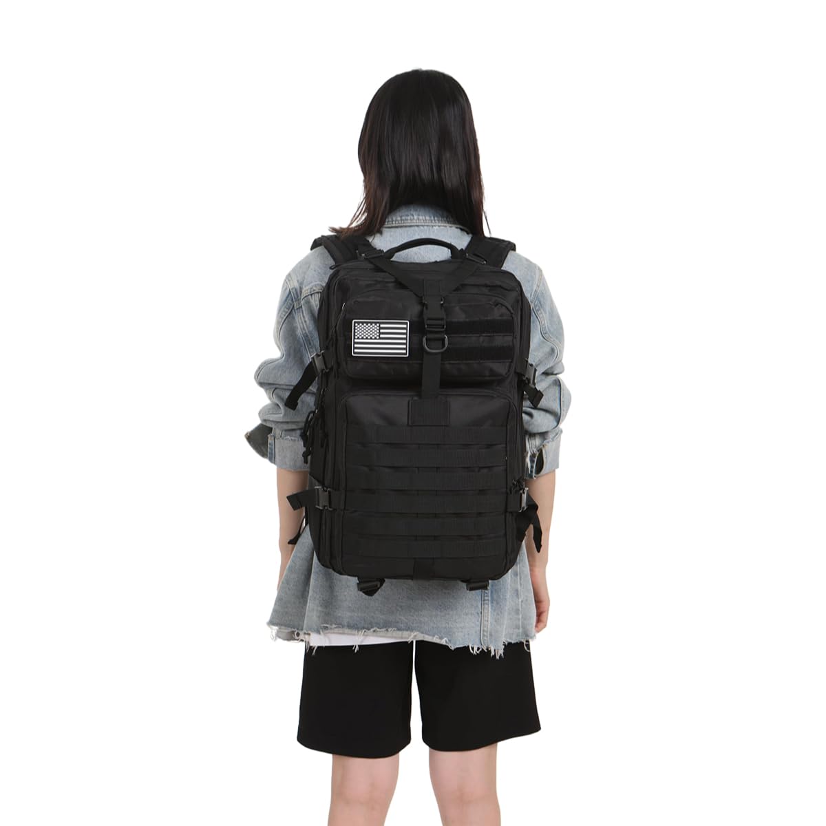 [] 登山 リュック 50リットル 大容量 アウトドア バッグ ミリタリー バックパック 防水 ナイロン製 大..