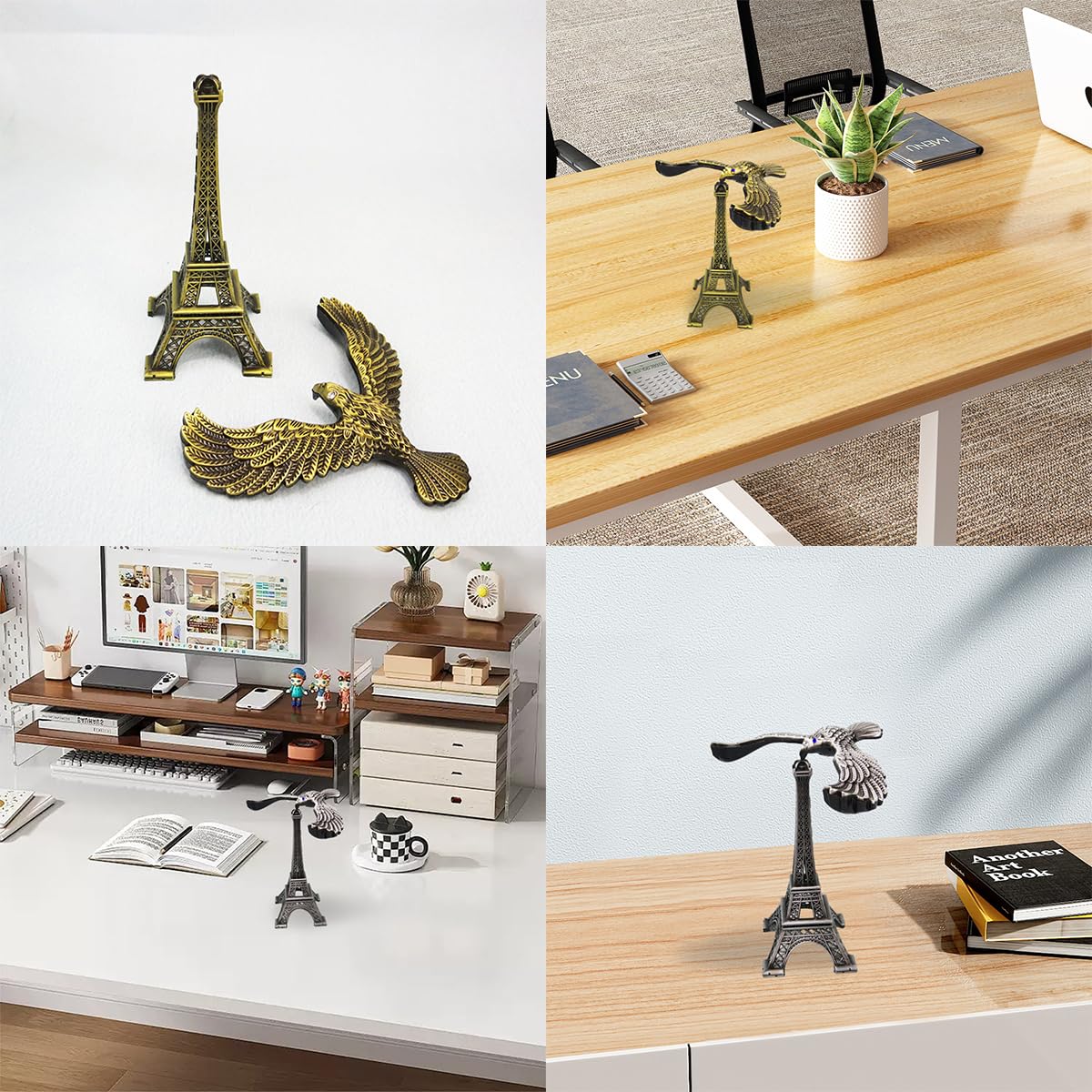 クリエイティブ おもちゃ 置物 サスペンション 装飾品 反重力 バランスタワーモデル 鉄の装飾 工芸品 ..