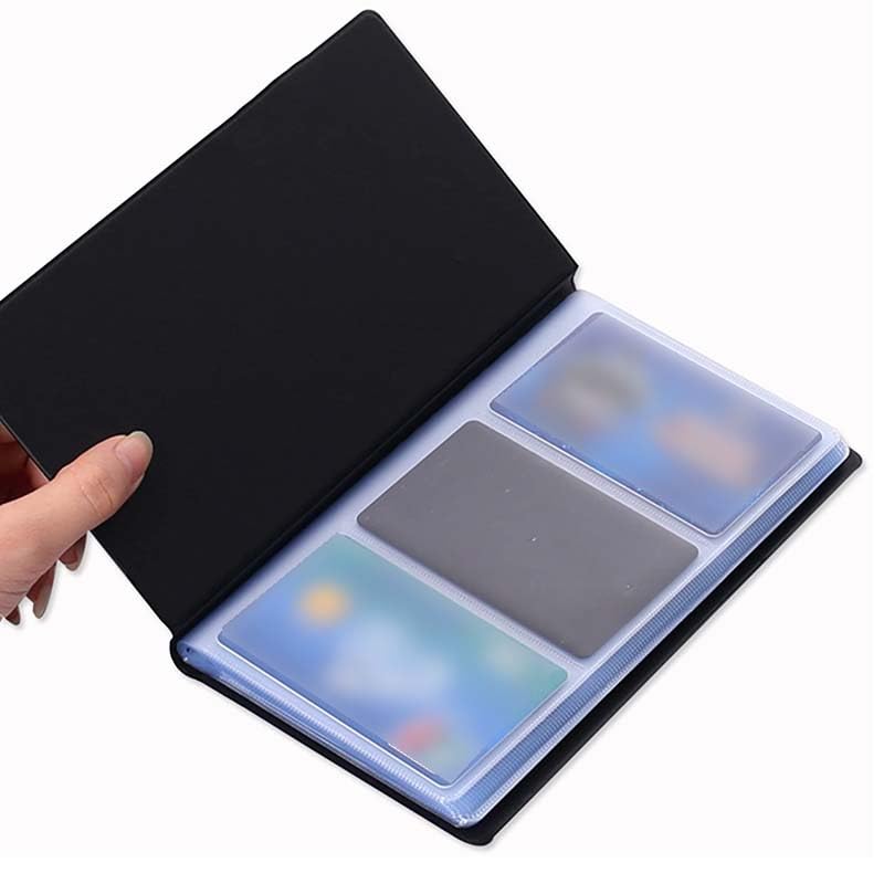 名刺ホルダー 名刺ファイル カードケース 300枚収納可能 大容量 名刺入れ カード整理 カード収納 コン..
