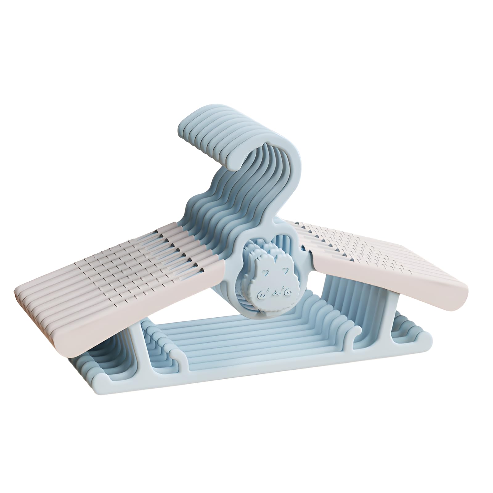 []【子供用ハンガー】ベビー専用伸縮可能ハンガー 家族の成長に合わせた調整 収納簡単