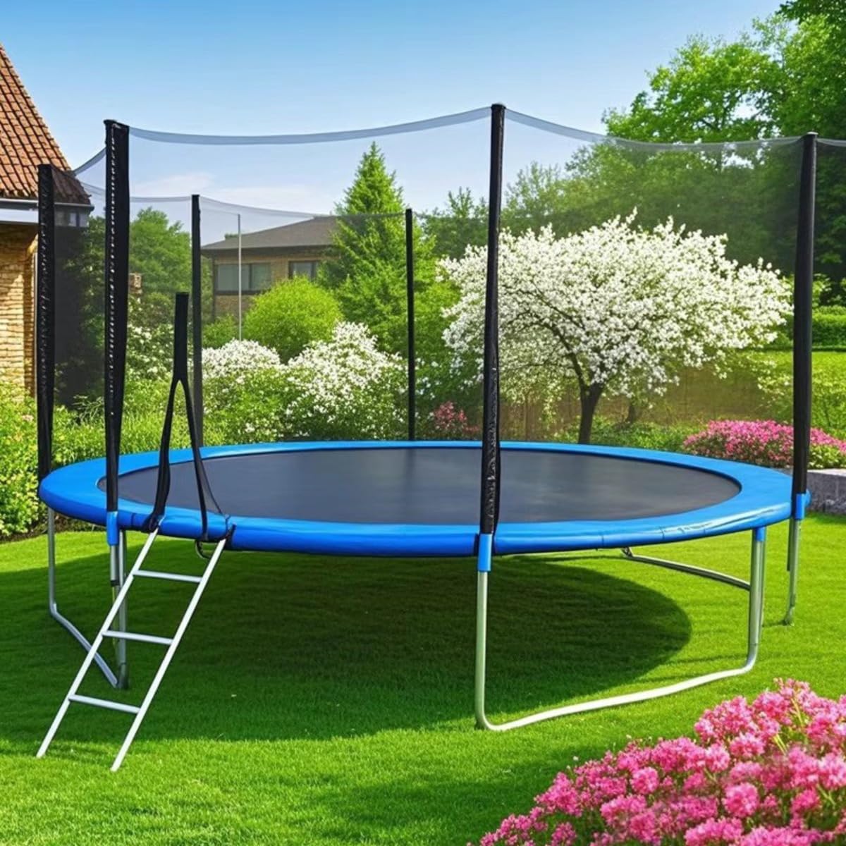 【】 子供・大人対応 アウトドアトランポリン 大型バンジーベッド トレーニング・エクササイズ用 スプ..