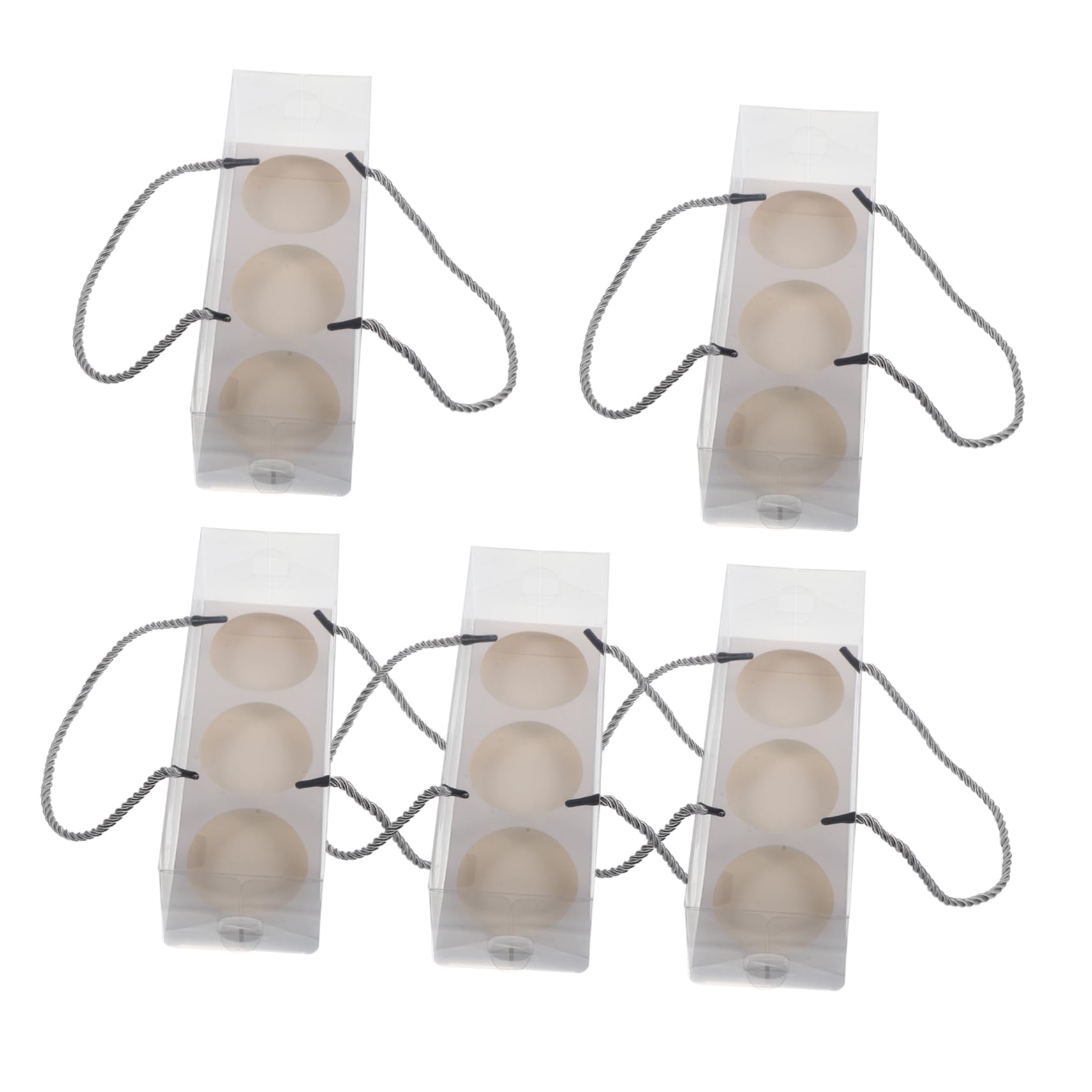 10個入り 箱 梱包箱 卵黄パフ容器 マフィンキャリア 月餅 ボックス マカロンボックス マフィン容器 明..