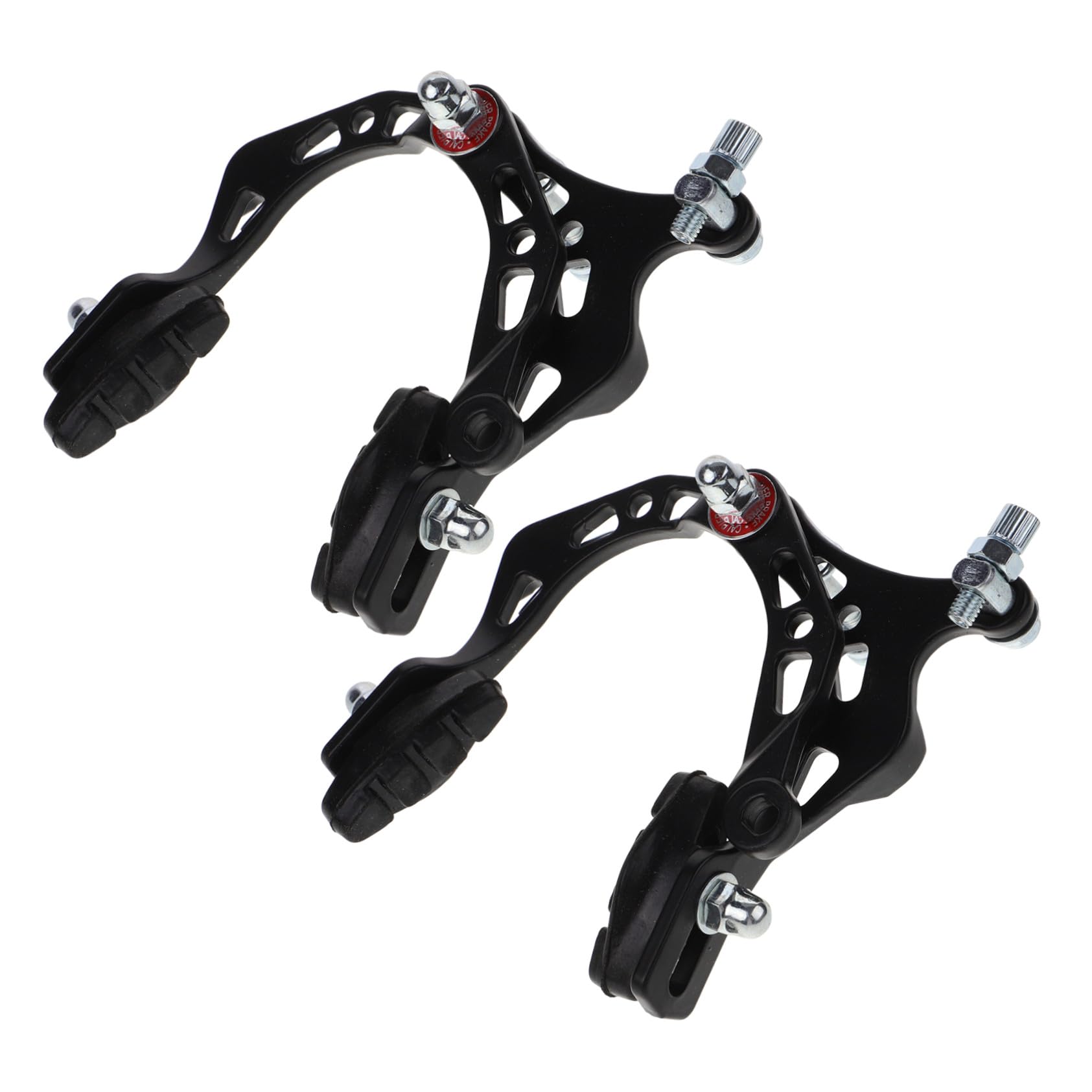 Rakuten - 2個 アルミ合製 自転車用ブレーキキャリパー 前後輪対応 高耐久性 リムブレーキ対応 山地 ロードバイク用 性向上 敏感制動設計