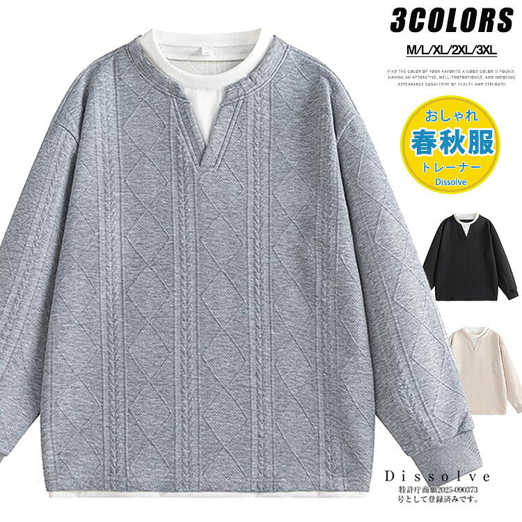 ＼2900円／トレーナーメンズ長袖...