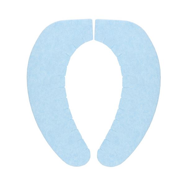 （まとめ） サンコーおくだけ吸着 ズレな~いベンザシート 無地 ブルー KA-20 1組 【×10セット】