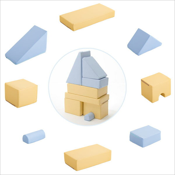 積み木 知育 1歳 日本製 一歳 国産 おしゃれ 二歳 つみき 積木 クッション 3歳 やわらか ブロック ベビー 誕生日 男 女 おもちゃ 子供 室内 遊び ...