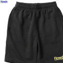 ハウディ Howdy Mini Logo Shorts (BLACK)  メンズ ボトムス ショーツ ブラック ハーフパンツ