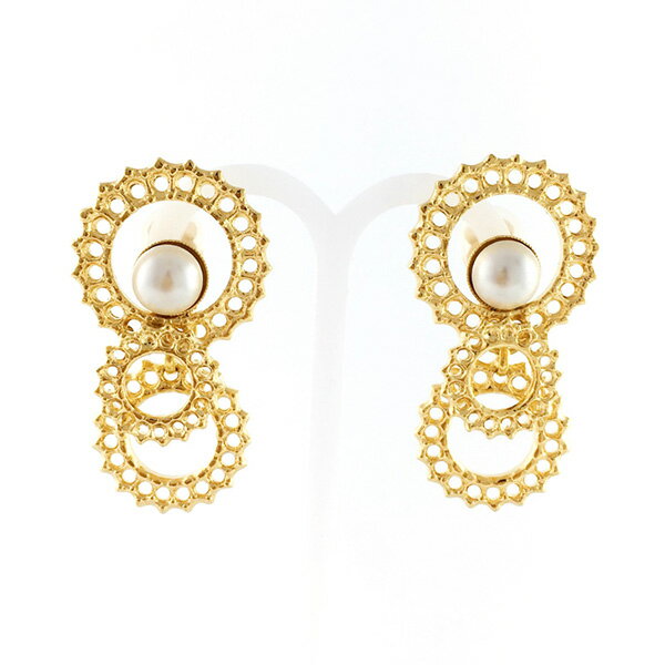 フランス発Imuka Timukat paris(イムカ・ティムカ・パリ)パール ゴールド イヤリング アクセサリー ジュエリー 二次会 結婚式 小物 ジュエリ...