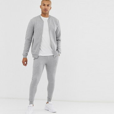 asos ASOS エイソス トラックスーツ セットアップ スキニーフィット スウェットパンツ スキニー 大きいサイズ 20代 30代 40代 ブランド セットアップ ジャージ スウェット 上下 asos メンズ セットアップ スウェット 上下 メンズ スウェット 上下 メンズ ジムウェア