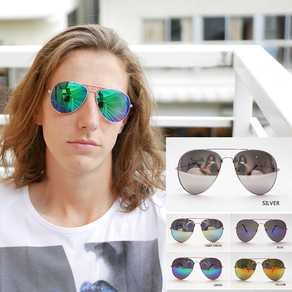 レディース メンズ ミラーサングラス Sunglass ティアドロップサングラス アビエーター ユニセックス 男女兼用 UVカット【ヤマトDM便発送-代引き不可】 20代 30代 40代 ファッション コーディネート オシャレ カジュアル