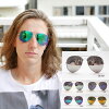 レディース　メンズ　ミラーサングラス　Sunglass　ティアドロップサングラス　ア...