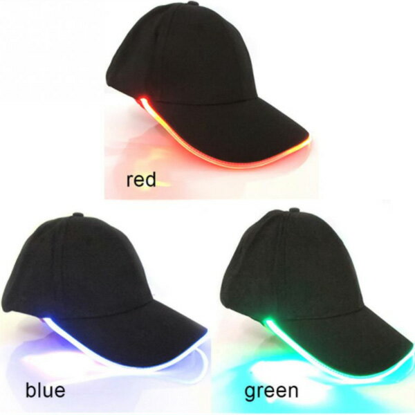 ledキャップ LED ライト付き 帽子 キャップ メンズ レディース ユニセックス 帽子 CAP パーティー装飾アクセサリーヒップホップ 野外フェス 野外パーティー フェス ナイトプール 海 ビーチ 夏 ツーリング サマソニ ウルトラジャパン クラブ フジロック 黒 ブラック