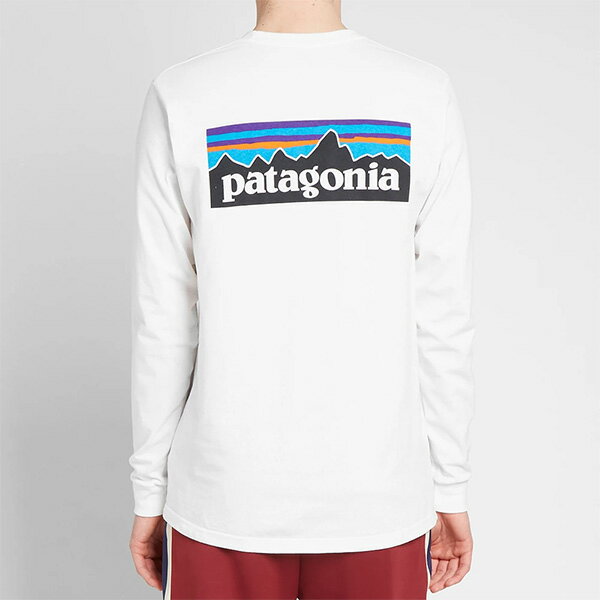 パタゴニア トップス メンズ PATAGONIA パタゴニア　ホワイト　メンズ コットン トップス プルオーバー メンズ 長袖 ロングスリーブ フェス トレンド インポート 大きいサイズあり 流行 最新 メンズカジュアル カルバンクライン 小さいサイズあり