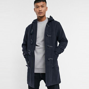 ASOSセレクト Jack & Jones asos ASOS エイソス メンズ Jack & Jones Originals ネイビー フード付き ダッフル コート 大きいサイズ インポート エクストリームスーパースキニーフィット スウェットパンツ ジーンズ ジーパン 20代 30代 40代 ファッション コーディネート