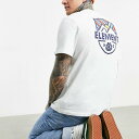 ElementBeamingバックプリントTシャツ(ホワイト) トップス メンズ 男性 インポートブランド 小さいサイズから大きいサイズまで