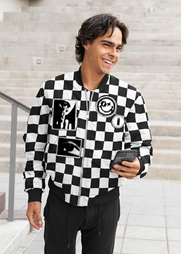 ボンバージャケット MA-1 ジップジャケット ベースボールジャケット メンズ スウェット 40代 30代 刺繍 ワッペン メンズ 大きいサイズ スウェット レディース【DIVAオリジナル ブランド】高身長 京都のセレクトショップdivacloset