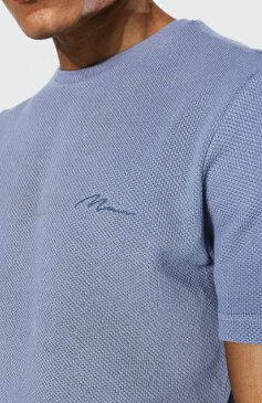 boohoo(ブーフー) スリムフィット マン ピケティー&ピンタックショートセット トラックスーツ セットアップ 上下 スウェット インポートブランド ランニング ジム スポーツ 小さいサイズ 大きいサイズあり メンズ ファッション フィットネス