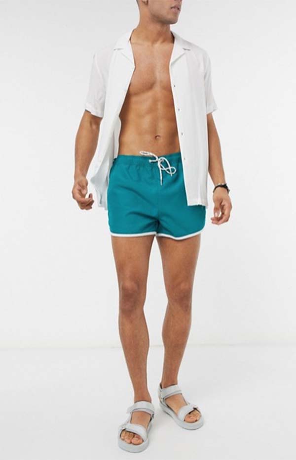 ティール ランナー スイムショーツ メンズ 男性 小さいサイズから大きいサイズまで 20代 30代 40代 ファッション コーディネート