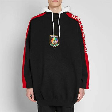 BALENCIAGA バレンシアガ ニット クレスト ロゴ フーディ メンズ 長袖 トレンド インポート 大きいサイズあり 流行 最新 メンズカジュアル