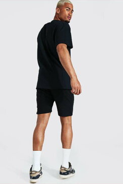 boohoo(ブーフー)ベア Tシャツ トップ ジョガー セットアップ 上下 ブランド トラックスーツ スウェット インポートブランド ランニング ジム スポーツ 小さいサイズ 大きいサイズあり メンズ ファッション フィットネス