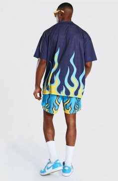 boohoo(ブーフー)柄 Tシャツ トップ ジョガー セットアップ 上下 ブランド トラックスーツ スウェット インポートブランド ランニング ジム スポーツ 小さいサイズ 大きいサイズあり メンズ ファッション フィットネス