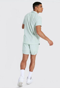 boohoo(ブーフー) シャツ トップ パンツ セットアップ 上下 ブランド トラックスーツ スウェット インポートブランド ランニング ジム スポーツ 小さいサイズ 大きいサイズあり メンズ ファッション フィットネス