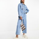 リーバイス Levi's Levi's Heritage 長袖ジャンプスーツ、ブルーデニムウォッシュ トップス レディース 女性 インポートブランド 小さいサイズから大きいサイズまで