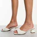 アルド ALDO ALDO Aneka ホワイトのミッドヒールミュール 靴 レディース 女性 インポートブランド 小さいサイズから大きいサイズまで