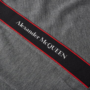 アレキサンダー・マックイーン Alexander McQueen アレキサンダーマックイーンロゴテーピングクルーニット トップス メンズ 男性 インポートブランド 小さいサイズから大きいサイズまで