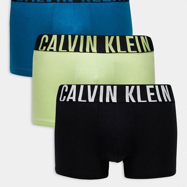 カルバンクライン Calvin Klein Calvin Klein インテンス パワー コットン ストレッチ トランクス 3 パック マルチ アンダーウェア 下着 メンズ 男性 インポートブランド